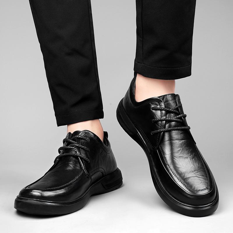 Модные мужские туфли из натуральной кожи — фото 6