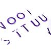 Colorful 3D Embroidered Alphabet & Number Patches for Clothing Decoration