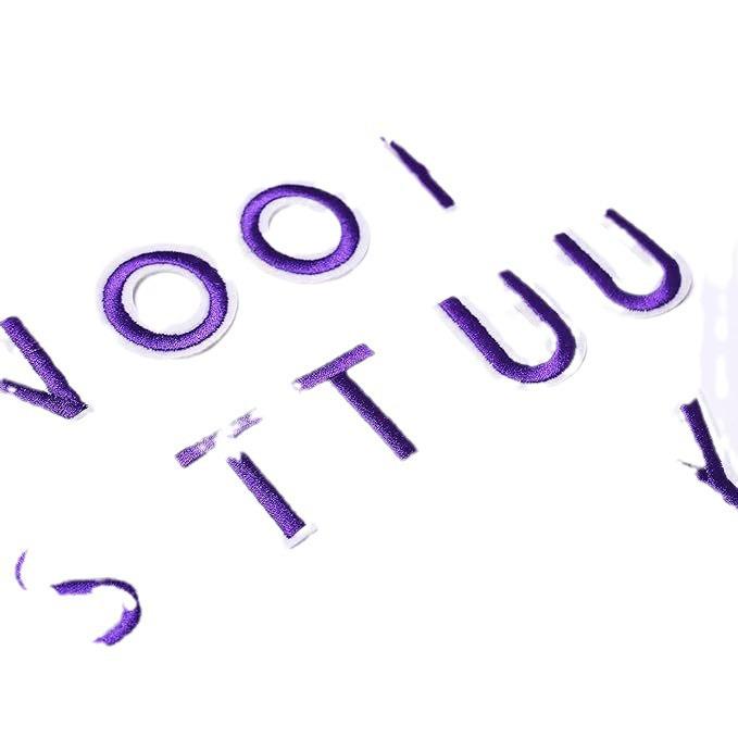 Colorful 3D Embroidered Alphabet & Number Patches for Clothing Decoration