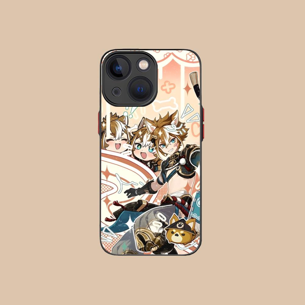 

Game GI Gorou Mobile Phone Case for iPhone 17 16 15 14 13 12 11 X XR XS 8 7 Air Pro Max Plus Mini Colorful Silicone Cover Luxury iPhone 7 Plus