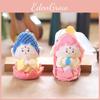 Mini Plush Buddha Keychain Backpack Charm Soft Stuffed Doll Toy For Kids Cultural Gift