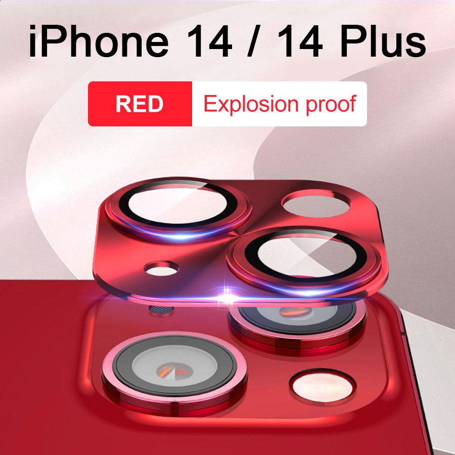 Camera Lens Protector For iPhone 14 Pro Max 14 Plus Luxury Aluminum Alloy Eagle Eye Protective Ring Paste Cover