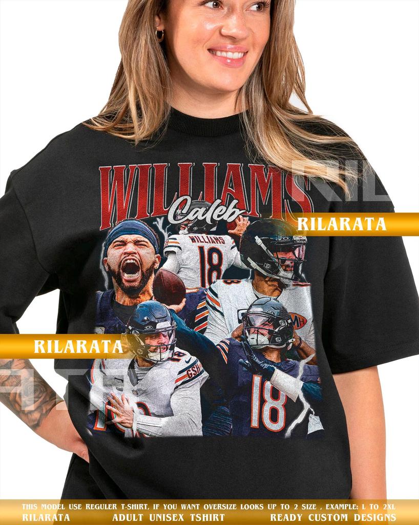Caleb Williams Vintage T-Shirt Gift for Women and Man Shirt Unisex Tee Sport SweaT-Shirt