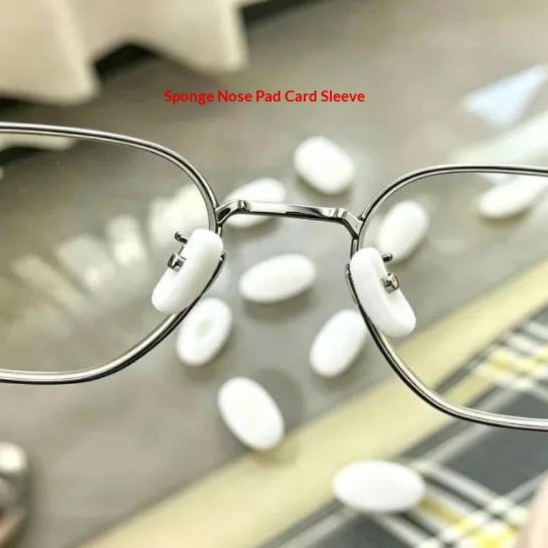 Self-adhesive Anti-slip Soft Glasses Nose Pads 8/16/24Pcs Foam Material Easy to Replace for Eyeglass Repair Kit