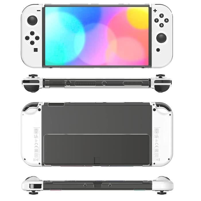 Átlátszó szilikon tok kompatibilis a Nintendo Switch OLED 2021-gyel - Phonillico®