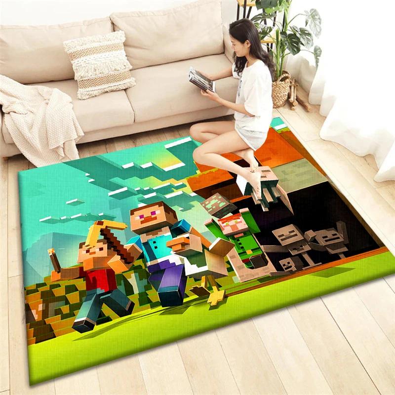 National Game Non-slip Carpet for Kids Play Mat Soft Floor Mat for Living Room Bedroom Kitchen Decor