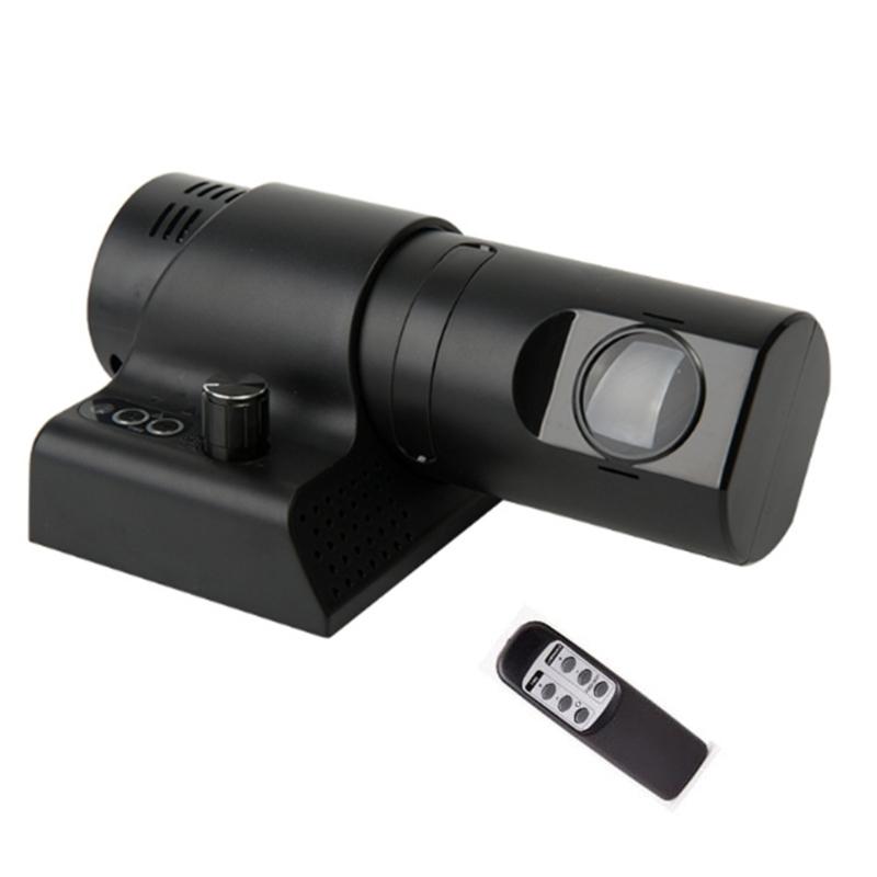 Analog Digital LED Projection Clock with 4 Color Slides and Remote Control for Easy Time Viewing In Bedroom or Office