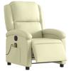 VidaXL Fauteuil de Massage Inclinable Électrique, Chaise de Relaxation avec Dossier et Repose-pied Réglables, Siège de Salon 3204260