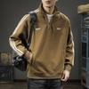 Autumn And Winter Trendy Brand Heavy Retro Half-Zipper Sports Sweater Men'S Loose Large Size American Casual Pullover Stand-Up Collar Jacket
