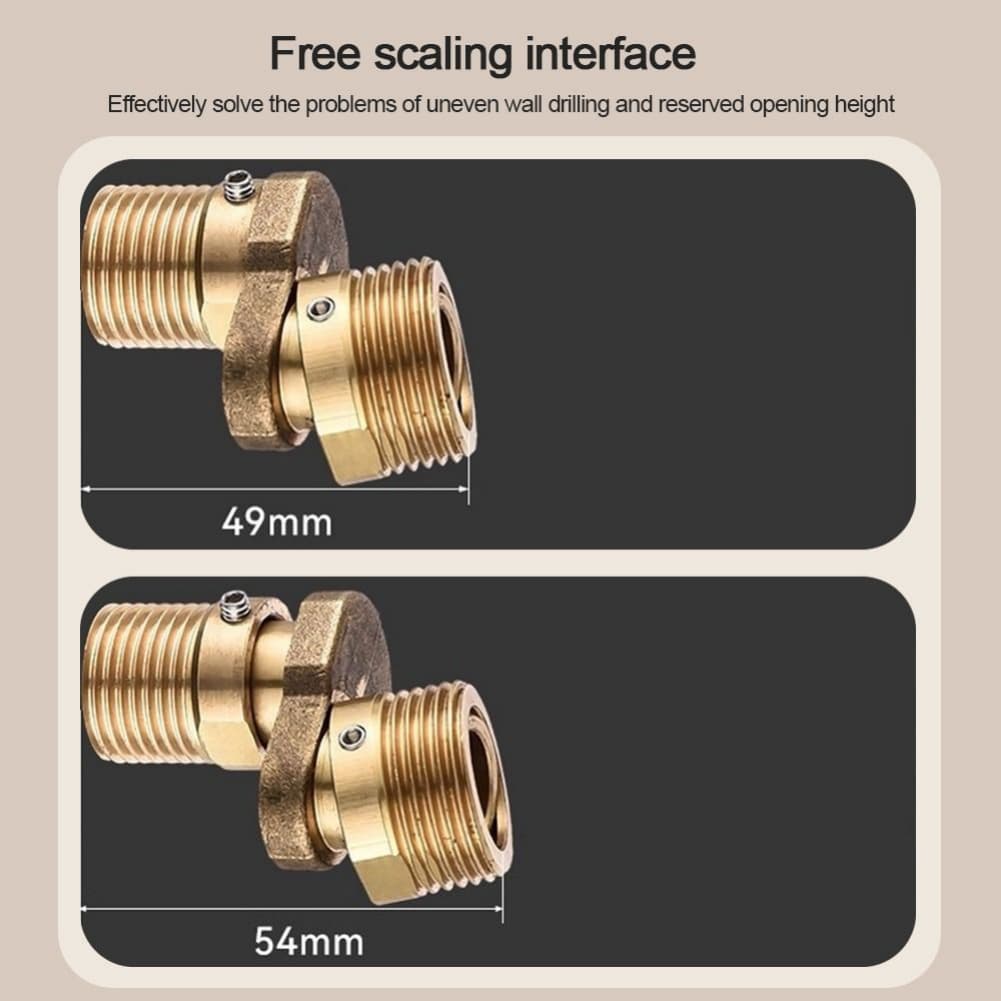 360 Degree Rotation Shower Adapter For Showering As Shown Rust And Wear Resistant 0-40 Degree Adjustment Range