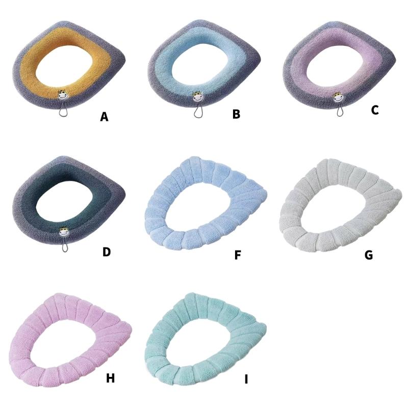 Pack Of 10 Thick Toilet Lid Cover For Home Bathroom NonSlip Design Quick Cleaning Toilet Seat Cover for Family Household