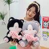 Stuffed Doll Cat Plush Toy Sitting Position Black Gray Kitty Dolls  Kids Birthday Christmas