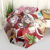 1pc Christmas Anime Characters Automatic Opening Umbrella with 3-Fold Design, 8-Bone Iron Frame - Outdoor for Fans, Travelers, Daily Use, and Festive