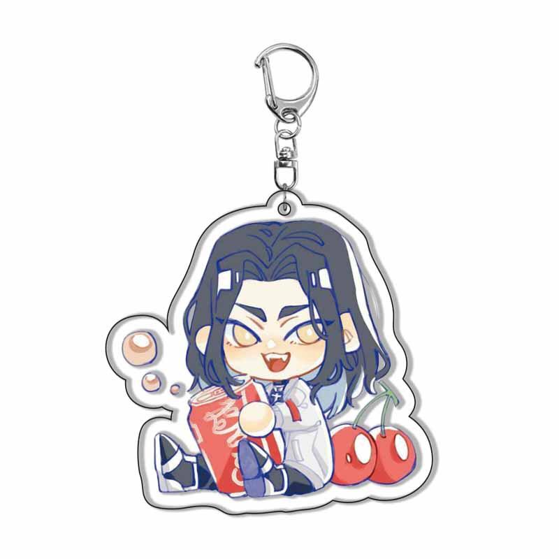 Anime Figure Tokyo Revengers Acrylic Keychain Haitani Original Manjiro Baji Keisuke Draken Cosplay Cute Keyring Fans Gifts New Carry Mini Lightweight