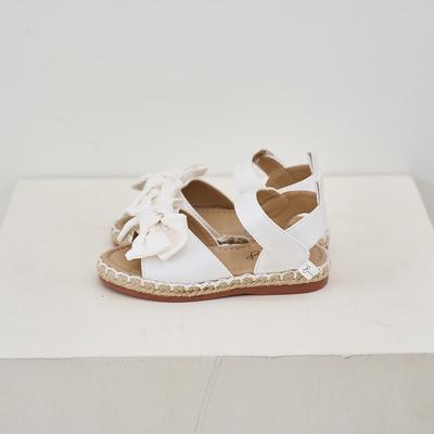 [Babyzzam] Girl's Doubly Sandals White [sandals-10001]