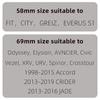 AAAKN1 4PCS 58/69mm Car Hub Cap Decor Sticker Badge Wheel Center Cover Decal Auto Modification Accessories For Honda Civic Accord