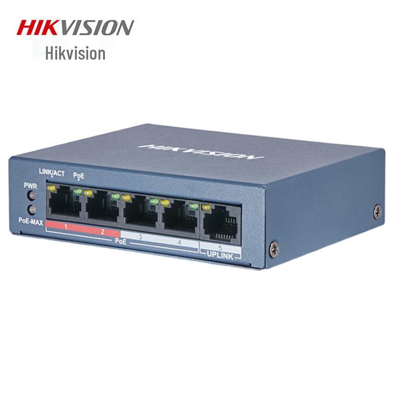 

Hikvision DS-3E0105P-E(C) 100M PoE Surveillance Switch CN plug (adapter included)