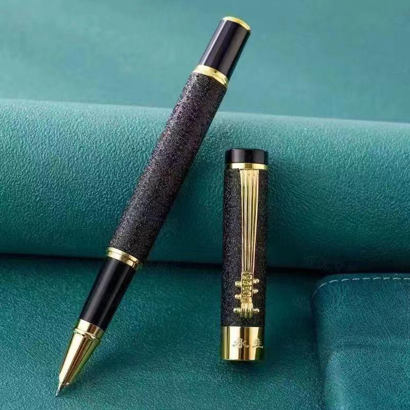 

Оригинальный набор перьевых ручек Hero Luxury - Сменная подарочная коробка из трех частей для делового письма и подписей 0.38mm Concealed Nib чёрный