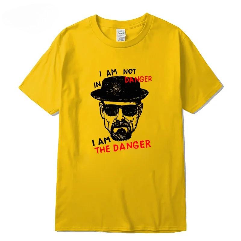 Men's T-shirt Cotton Short Sleeve Breaking Bad Men T-shirt Casual Heisenberg Print Tshirt Cool T-shirt Male Men Tops