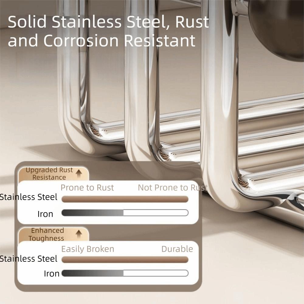 Multi-functional Sponge Dishcloth Towel Holder Anti-rust Jewelry Storage Rack  Bathroom