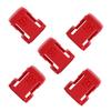 5Pcs Battery Mount Holder Stand Rack Battery Accessories Fit for Milwaukee M18 18VRed