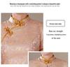 Elegant Retro Qipao Jacket: New Chinese Wedding Mother’s Autumn/Winter 2025 Top (Style 60671)