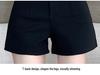 Women's High-Waist Black Suit Shorts - Summer 2024 A-Line Slimming Style
