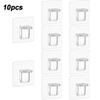 10Pcs Shelf Support Pegs Free Punching Nail Strong Triangle Bracket Clip Wall Mounted Wall Cabinet Home Accessories