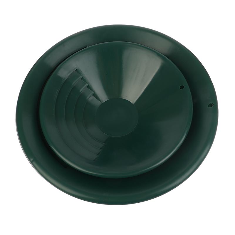 10/14/15 Inch Washing Gold Panning Machine Screen Mining Screen Metal Detection Tools Sieve Gold Pan Green Plastic Bowl