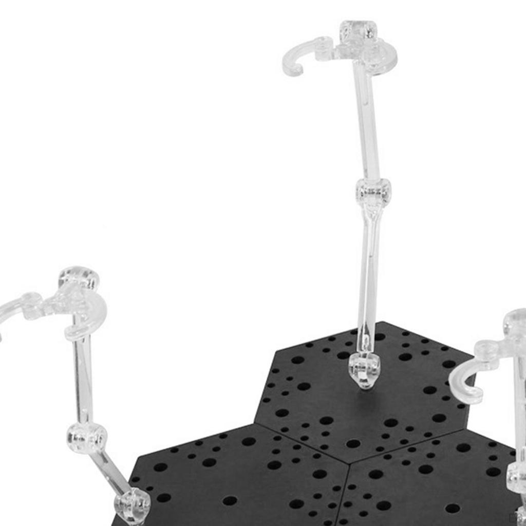 Display Stand Rack, Doll Model Bracket for 1/144 Figures Toys DIY Accessories