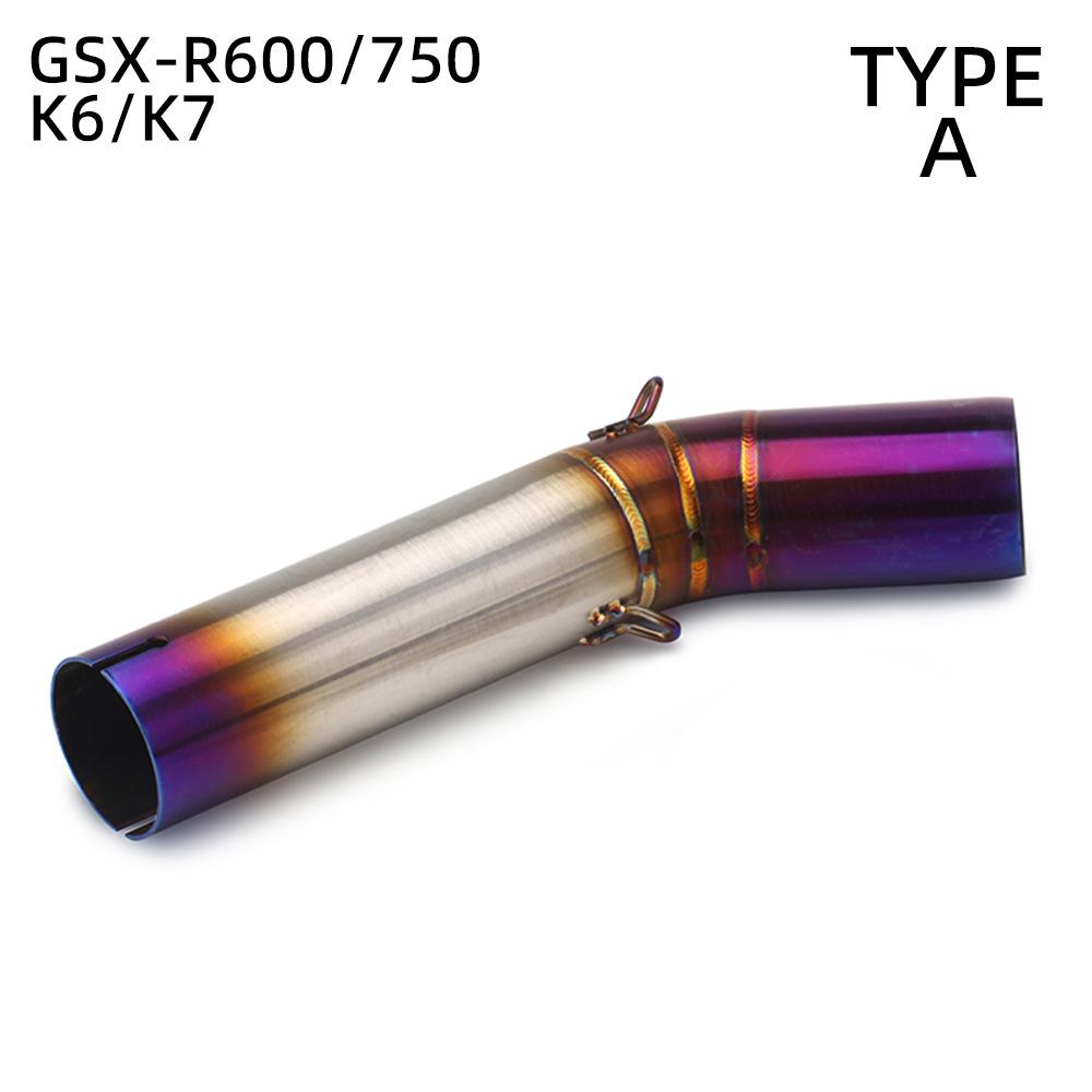 Stainless Steel Mid-Pipe Bend for GSXR600/750/1000 RK5-K9 Modification