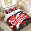 Bedding Set 1 Duvet Cover 2 Pillowcases PSV Eindhoven FC Print Bedroom Home Decoration