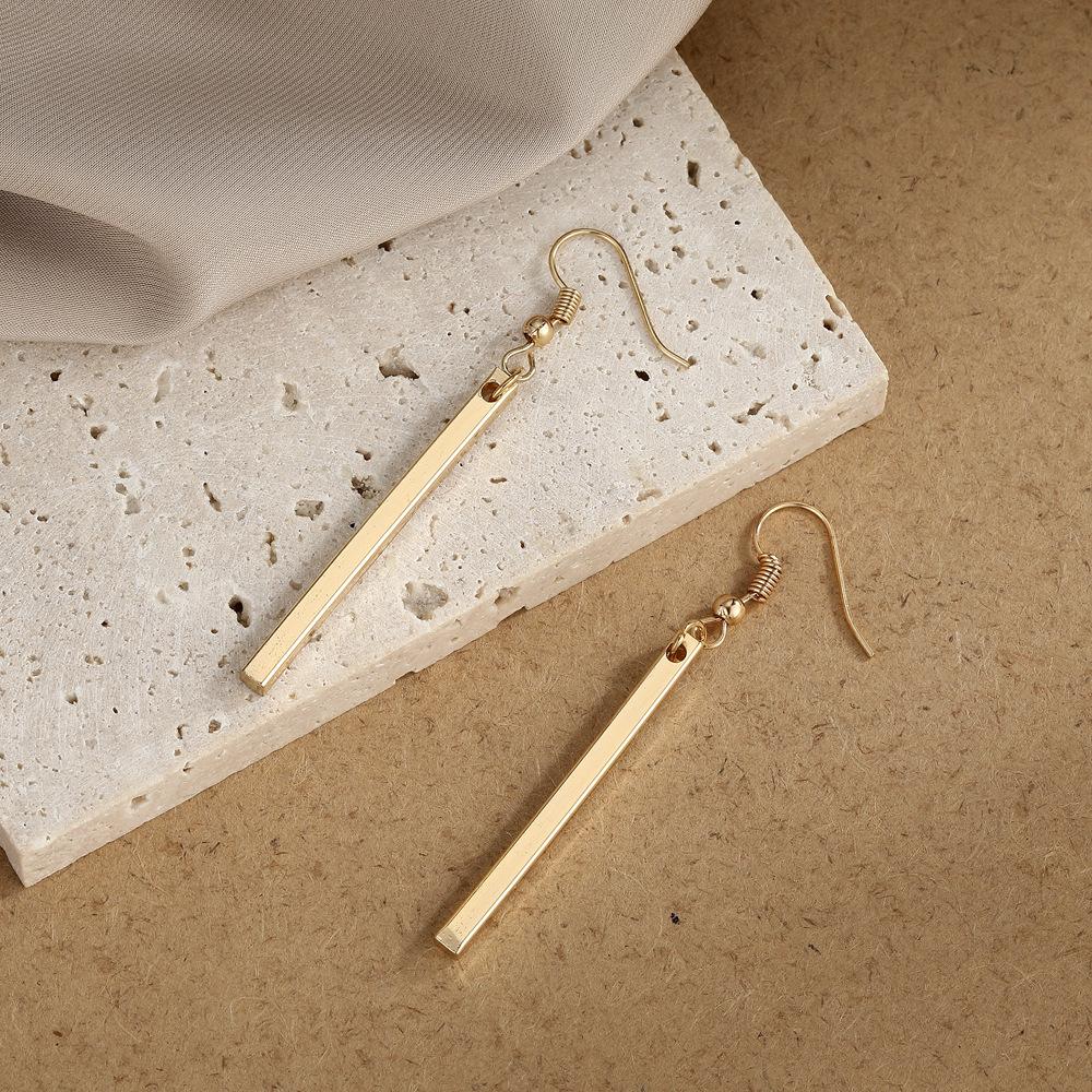 Earrings, Stylish And Minimalist Geometric Earrings, Long Earrings, For