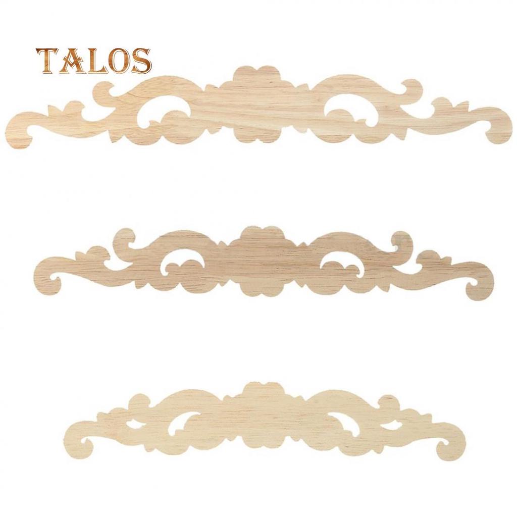 Wood Carved Corner Onlay Applique European Style Door Furniture Cabinet Decor Decoration