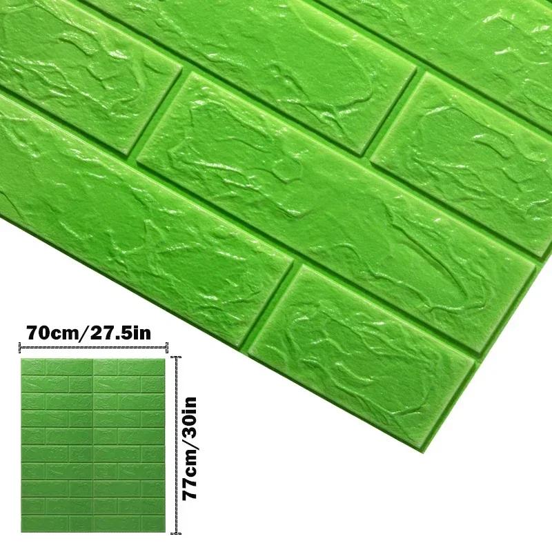 Decorative 3D Wall Stickers Peel and Stick Panel Adhesive Wallpaper Living Room Bathroom Kitchen Bedroom Decor Home Decoration