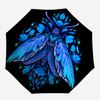 1pc Moth Fantasy Automatic Open/close Umbrella, 8-Rib sturdy structure, Auto Folding/Opening, Portable Travel Umbrella for Women,068