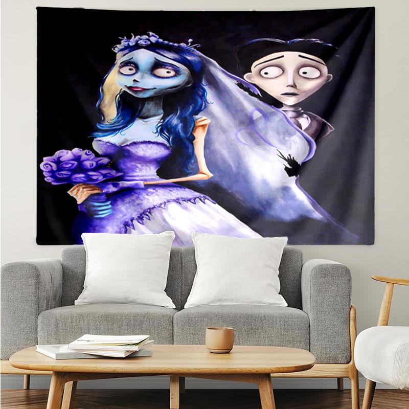 1PC Gothic Corpse Beauty In Bloom K-pop Music Group Tapestry Accessories for Bedroom,Livingroom, Dormitory Room Wall Decor Fan Birthday Gifts