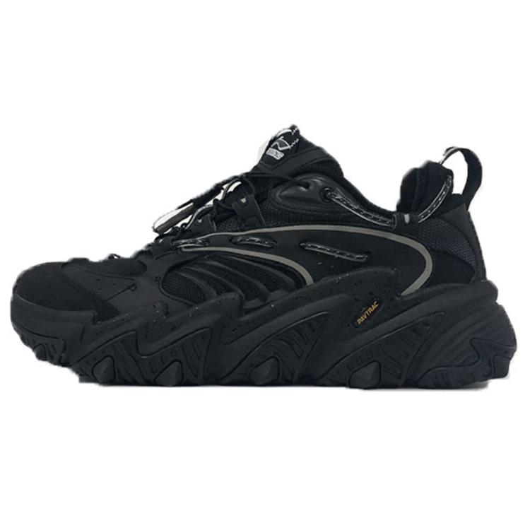 New LiNing X Claw Cushioning Anti Slip And Wear Resistant Low Top Casual Shoes Men's Black AGLQ013-4