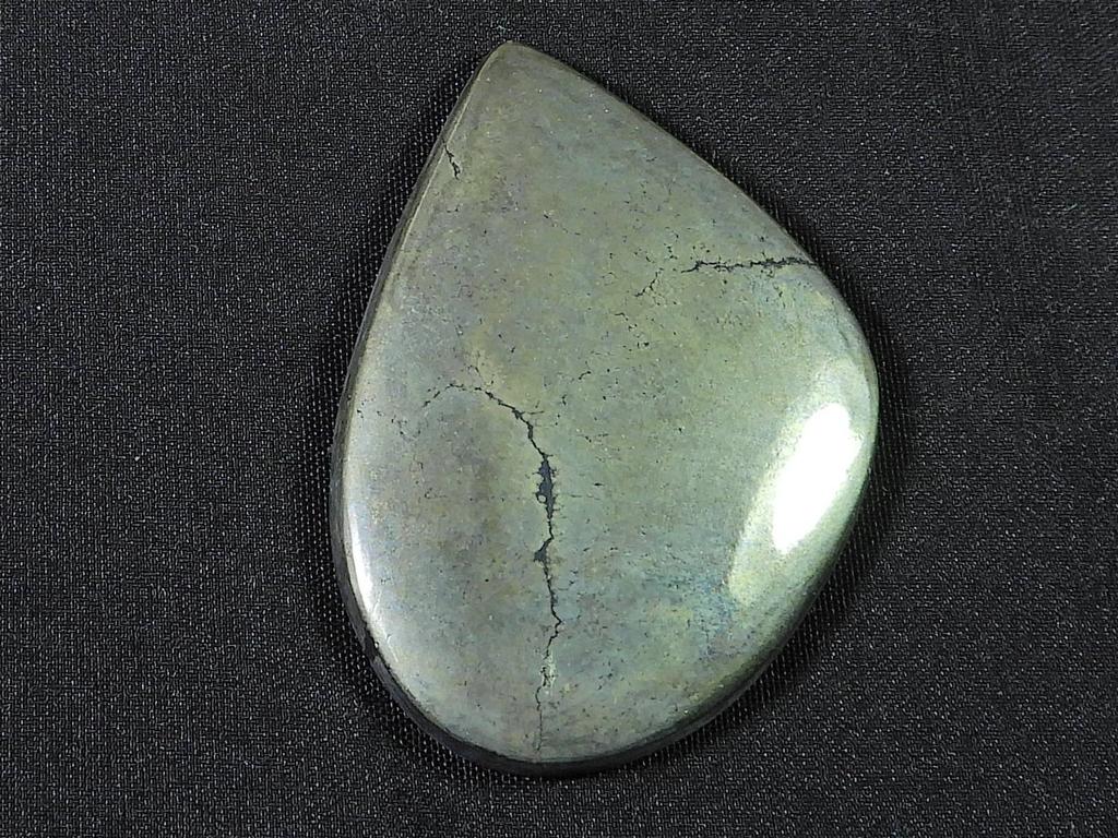 86Cts. AAA Natural Appache Gold Designer Fancy Loose Gemstone 30X41X05 MM SK-1084