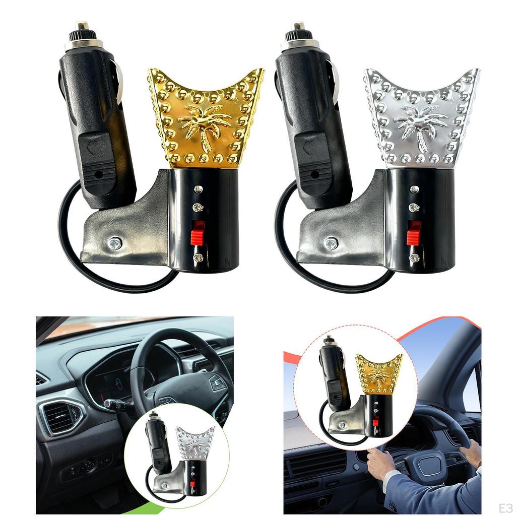 Auto Brenner Metall Aroma Automobil Autos Duft Ofen Kreatives Autozubehör Geschenk Elektrisch