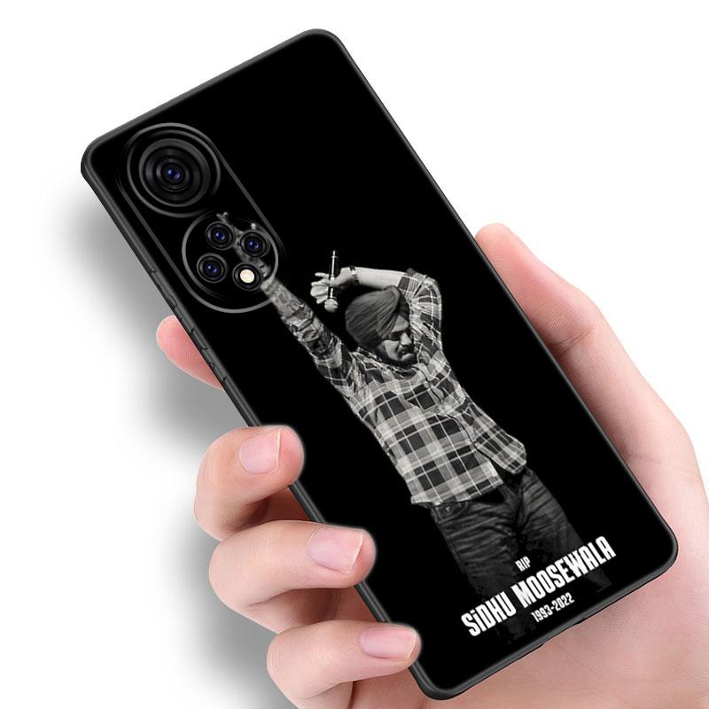 Sidhu Moose Wala Schwarze Handyhülle Für Honor 70 90 Lite X40 GT X50 i X5 Plus X6A X6S X7A X8A X8B X6 X7 X8 X9 4G X9A X9B 5G