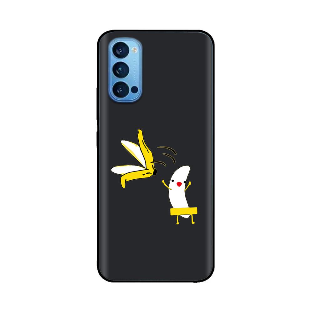 For Oppo Reno4 Pro 5G Case Soft TPU Black Silicone Phone Back Cover for OPPO Reno 4 Reno4 Pro 5G 4G Case Funda Coque Bumper Capa