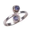 Natural Tanzanite Gemstone 925 Solid Sterling Silver Jewelry Ring Size 6 l5g23