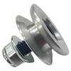 Çap:40mm İç Delik:8mm Alüminyum Alaşım A Tipi Çift Kanallı Kasnak B Mil Motor Kayış Tahrik Tekerleği Kendin Yap V-kayış