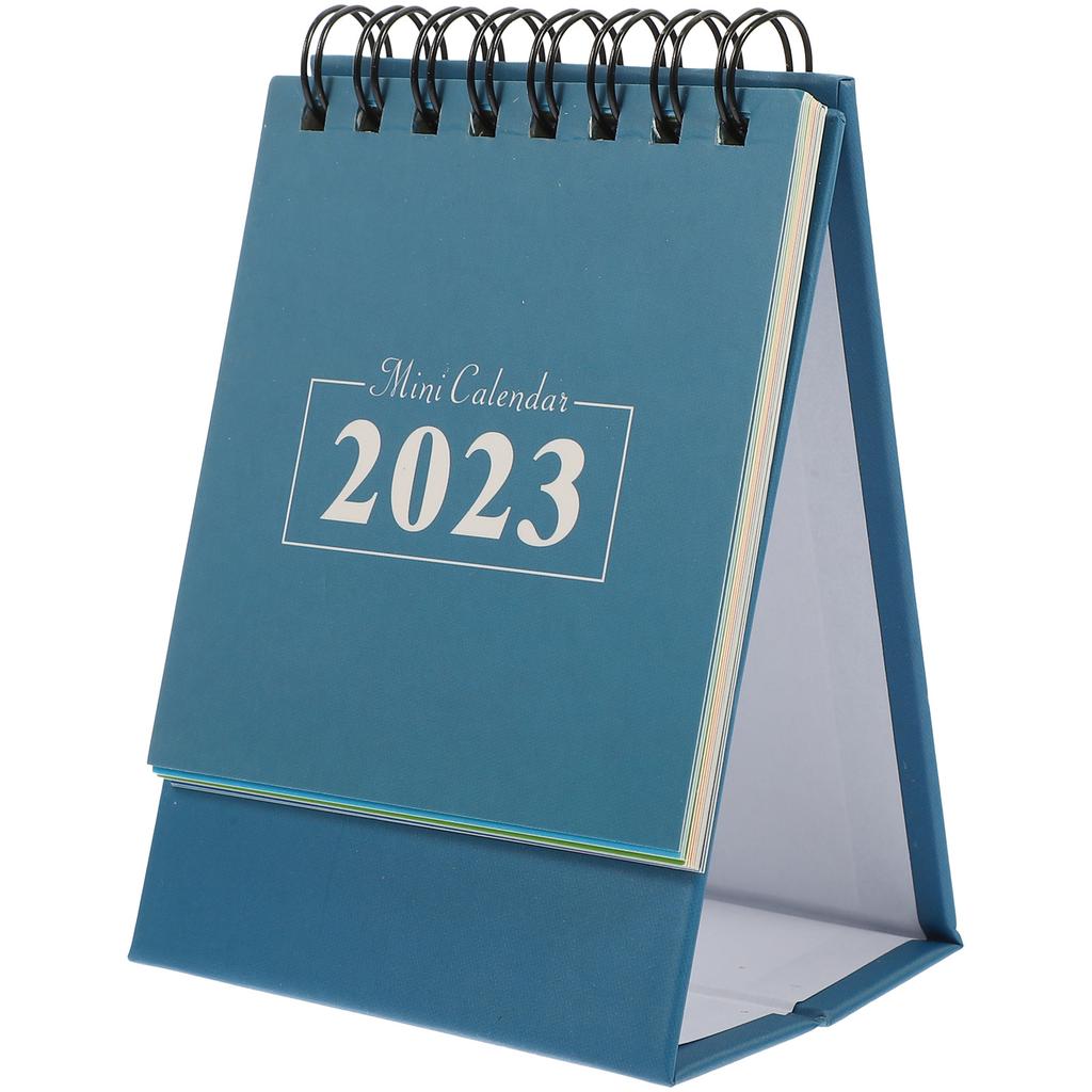 Small Desk 2025 English Printing Paper Calendar For Office Home Desktop Mini Calendar Schedule Planner Simple Style