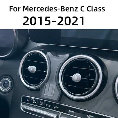 Mobile Phone Holder For Mercedes-Benz C Class 2017 GLC 2015 2016-2019 2020 2025 Charging Phone Mount Car MagSafe Accessories
