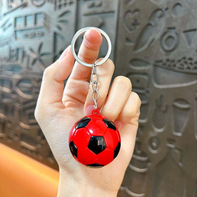 Soccer Keychain Pendant World Cup Trophy Souvenir Fan Gift Bag Charm красный