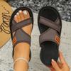 Sandali da Donna alla Moda e Versatili in Stile Sportivo, Realizzati in Tessuto a Rete Traspirante per il Comfort Ciabatte a Suola Piatta, Scarpe da Donna