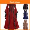 Classic Renaissance Gothic Women's Dress For Halloween Cosplay And Themed Parties
