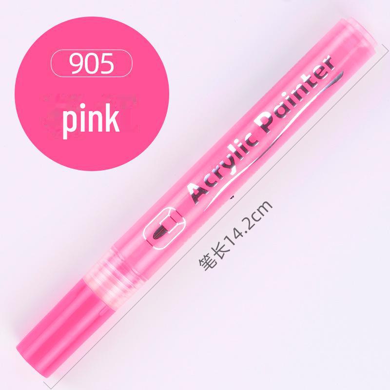 Sada akrylových fixů: Vodotěsné, Bílé, na Kámen, Keramickou Malbu - 12 Barev